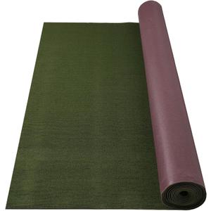 Grefinity Marine Carpet,5 FT x 10 FT Olive Green Indoor Outdoor Carpet 0.2" Thick with Water-Proof TPE Backing, Non-Slide for Home, Patio, Porch, Deck