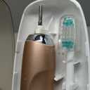 Aquasonic Vibe Series Ultra-Whitening Toothbrush  ADA Accepted Electric Toothbrush - 8 Brush Heads & Travel Case  40,000 VPM Motor & Wireless Charging - 4 Modes w Smart Timer  Satin Rose Gold