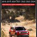 Vent Shades Rain Guards for Jeep Renegade 2015 2016 2017 2018 2019 2020 2021 2022 2023 2024 Accessories, for Jeep Renegade Window Deflectors Window Visors