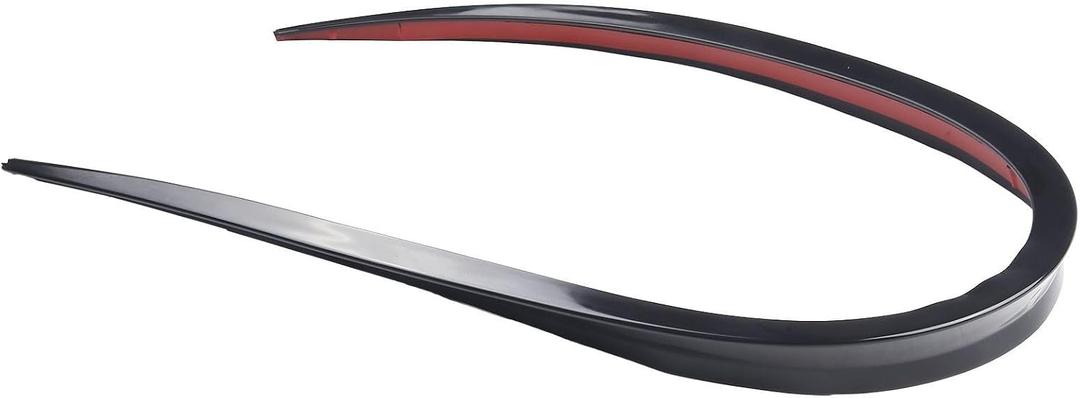 1.2M Car Rear Roof Spoiler Wing Lip Trim Sticker PU Flexible Foam Rubber for Cars Trucks SUVs for Easy Install No Drilling