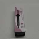 FARERY Mini Hair Crimper Hair Waver 3 Temperature Adjustable, 3 Barrel Curling Iron for Short Hair, Hair Crimper for Women Beach Waves, 1/2 Inch for Tight Curls, Travel Size, Dual Voltage, Pouch Bag