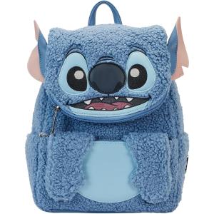 Loungefly Disney Stitch Plush Sherpa Mini Backpack