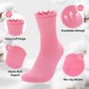 2 x Pilates Socks with Grip for Women Non Slip Yoga Socks