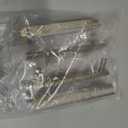 Franklin Brass Simple Chamfered (5-Pack) Cabinet Handles 3-3/4" Hole Center Modern Pulls | Champagne Bronze Hardware Kitchen Door, Drawers, Dressers, Furniture P40845K-CZ-B