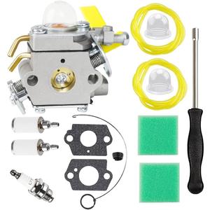 CS26 CS30 Carburetor Fuel Line Kit for Ryobi Homelite 25cc 26cc 30cc 308054043 String Trimmer RY28020 (CS26) HT26 UT22600 Weedeater RY09056 Blower Vacuum RY252CS RY28065 Brushcutter