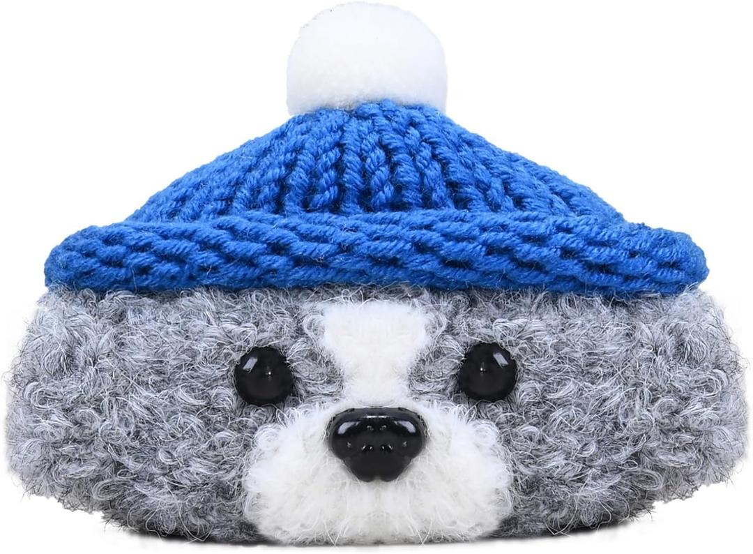 Plush Earbuds Case Cover Compatible with Beats Solo Buds Cartoon Cute Headphone Cases (HBG+Dark Blue,for Beats Solo Buds)