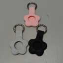 Compatible with AirTag Holder Case Keychain 4 Pack,Silicone for Air Tags Key Chain Ring Case Cover for Air Tag Holder GPS Tracker Item Air Tags Finders Accessories Air Tagholder for Kids,Bags,Luggages