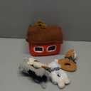 iPlay, iLearn Baby Toys 3 6 12 Month Newborn Gifts, Infant Soft Farm Stuffed Animal Rattles Plush Barn, Boy Girl Stuff, Valentine's Basket Stuffer, Sensory Hand Development Toy 0 2 4 7 9M 1 Yr - Farm