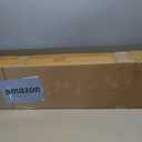 Cordless Faux Wood Blinds, Wooden Blinds for Indoor Windows, Basic White, 16" W x 48" H by YELLOW BLINDS