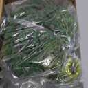 Tigeen 28 Pcs Model Trees Mixed Model with 1.4 Ounce Faux Green Moss Decor Tree Train Scenery Architecture for DIY Crafts, Building, Scenery Landscape(Natural Green)