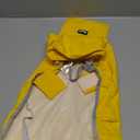 SlowTon Dog Raincoat, Adjustable Dog Rain Jacket Clear Hooded Double Layer, Waterproof Poncho with Reflective Strip Straps and Storage Pocket for Small Medium Large Dog (Yellow XL)