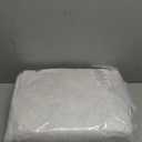 JA COMFORTS 2828 Premium Goose Down Feather Throw Pillow Inserts(Set of 1)-5% Down Filling, High Filling Weight,250 TC Cotton Cover, Square, White