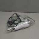 REVLON Infrared Hair Dryer with Diffuser & Concentrator - Ionic Ceramic Blow Dryer for Frizz Control, Shine, Soft Hair & Moisture Protection - 1875W Professional Salon-Quality (White)