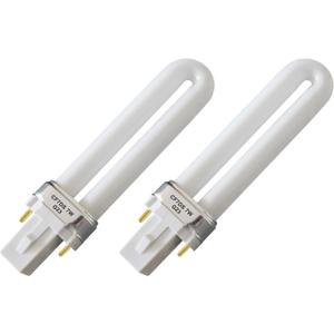CF7DS-7W 2 Pin 7W Fluorescent Single Tube,Replacement Bulb for Sylvania CF7DS,Sunlite PL7/SP41K,SATCO CFS7W,CFL Plugin Light Bulb,G23 Base - 6500K-2Pack