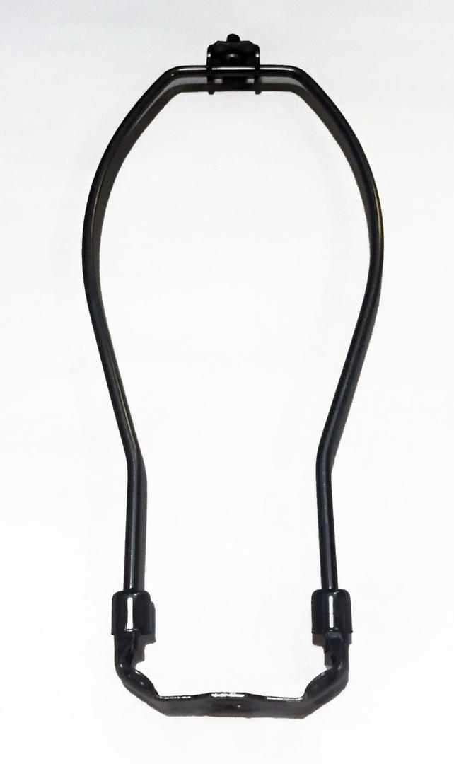 Aspen Creative 20004-22 (1 Pack) Lamp Harp with Saddle, 12", Black