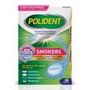 Polident Smokers Antibacterial Dental Appliance Cleanser Tablets, 90 Count, Exp Date: 2028/11/30