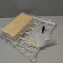 DreamGenius Jewelry Organizer Stand with 2 Velvet Ring Holder Drawers, 5 Tier Jewelry Holder Organizer with 11 Hooks for Necklaces and 145 Holes for Earrings, White (Large)