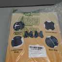 FUFF Weighted Vest Woman, 20 LB Womens Weight Vest for Walking, Strength Training Weight Vests for Female Men, Reflective Stripe Fitness Body Vest for Workout Running Jogging (Black)