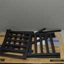 SONGMICS Shoe Rack Bench, 3-Tier Bamboo Shoe Storage Organizer, Entryway Bench, Holds Up to 286 lb, 11.3 x 27.6 x 17.8 Inches, for Entryway Bathroom Bedroom, Ink Black ULBS04H