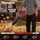 600 CFM Cordless Leaf Blower Compatible with Milwaukee 18V M18 Battery,150 MPH Ultra Lightweight Leaf Blower for Lawn Care&Driveway Cleaning, Handheld Battery Powered Blower with Turbo Mode, Tool Only