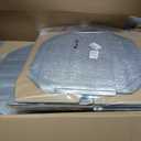 Gilprop 2 Pack Insulated Shipping Box Double Insulated with Aluminum Foil Liner, 10" x 10" x 10" Thermal Insulation Cold Pack Reusable Shipping Cooler Boxes for Frozen Food Meat Fish Mailing Packaging
