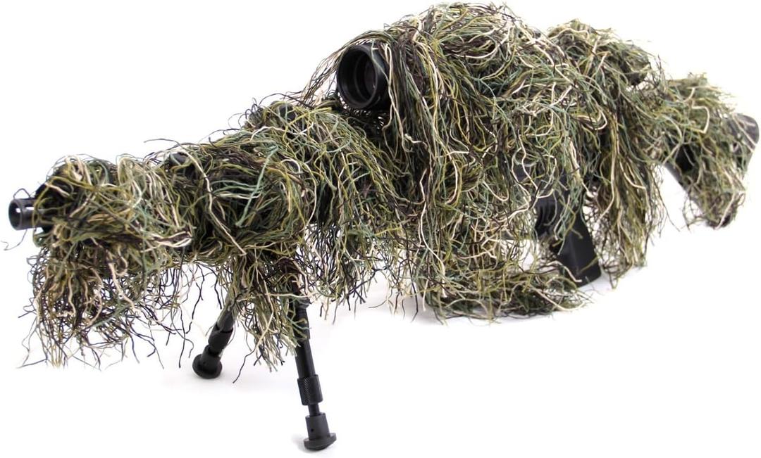 Arcturus Ghillie Rifle Wrap - Easily Camouflage Your Hunting Rifle (Woodland)