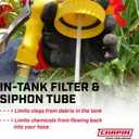 Chapin G364D Lawn and Garden Sprayer Bottle, Standard Hose End Connection, Anti-Siphon Valve, Adjustable Nozzle, Tank Sprays 20Gals, Spraying Plants, Weeds, Insects, Fertilizers, Made in USA, 32oz