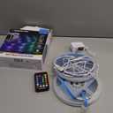 Monster 50 Foot RGB LED Light Strip with Remote Control, 270 RGB LEDs, Adhesive Backing, Coated for Moisture Protection, Dimmable, 24V Plug, 4 Modes Including Strobe, Flash, Fade & Smooth