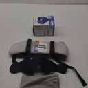 Travel Pillow for Airplanes, Airplane Pillow for Long Flight, Neck Pillow with Eye Mask for Sleeping, Portable Travel Pillow for Car Road Trip Headrest, Stop Bobblehead, Grey