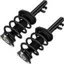 Front Left & Right Strut Coil Spring Complete Assembly fit 2013 for Ford Escape Replace 172619 172618 Complete Strut Assembly, Oversize, Black