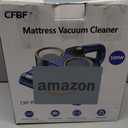 Mattress Vacuum Cleaner, Bed Vacuum Cleaner with 16Kpa Suction 253.7nm UV-C Light, Ultrasonic & High Heating, 500W Powerful Double-Cup Handheld Vacuums for Bed, Sofa, Couch, Crib, 16.4FT Corded