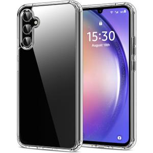 HOOMIL Case for Samsung Galaxy A54, Non-Yellowing, Drop Protection, Anti-Scratch Transparent Hard Back Phone Cover - Crystal Clear