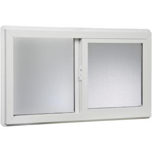 VBSI3218PR Vinyl Basement Slider Window, 32' x 18', White