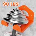 reliahom Garage Organization Weed Eater Hanger, Heavy Duty Garden Tool Organizer Trimmer Rack for Hedge Trimmer, Garden, Garage Wall, Shed, 1 Pack