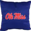 College Covers Everything Comfy Ole Miss Rebels 16" Decorative Pillow Reversible 2 Unique Sides