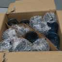 DARJEN Blue Glass Votive Candle Holders Set of 24 - Round Tea Lights for Wedding, Shower, Party & Gift