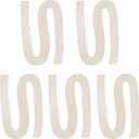 PATIKIL 600pcs Quilling Strips Paper 1/8"(3mm) 21"(54cm) Origami Paper Quilling Strip for Art DIY Hand Craft Christmas, Cream White