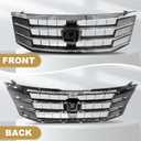 PartsFlow Front Bumper Grille Upper Mesh Grill Chrome For 2010 2011 Honda Accord Crosstour