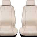Pilot Automotive Tusk Seat Cover Pair with Microban, Beige (MIC-051)
