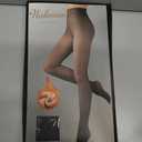 200D Thermal Opaque Winter Tights, Skin-Permeable, Slim Fit (Large-X-Large, Grey)