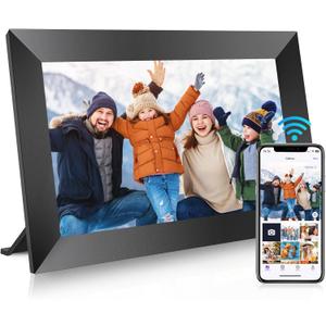 Uhale 10.1" Digital Picture Frame with 32GB Storage Support SD Card, Electronic Photo Frames with 1280x800 HD IPS Touch Screen, Instantly and Securely Share Memories, Send Wishes from Anywhere
