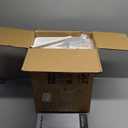 VASAGLE 7-Tier Vertical Shoe Rack, Narrow Shoe Storage Organizer with Hooks, Slim Corner Tower Shelf, Space-Saving for Entryway and Bedroom, White ULBS200T14