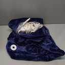 RENPHO Electric Heating Pad for Back, Mothers Day Gifts & Birthday Gifts for Mom Dad Women Men, FSA Eligible & HSA Store, Neck and Shoulder Heat Pad, Fast Heating, 24"x33", ETL Certified, Dark Blue