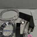 LIWEIKE Black Roman Tub Faucet with Sprayer, Deck Mount Roman Bathtub Faucet Set with Hand Shower for 3 Holes Single Handle Waterfall Tub Filler, Matte Black