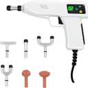 Electric Chiropractic Massager 400N, 4 Levels Force Spine Correction Massage, 10pcs Multifuction Heads for Adjusting Chiropractic, Soothing Bones, Massage Acupuncture Points