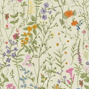 LwenSnow Floral Peel and Stick Wallpaper Blooming White/Orange Flowers Self-Adhesive Wall Paper Removable Decorative Contact Paper for Bedroom Cabinet Living Room Decor 17.7" x 118",14.5 sq.ft/Roll