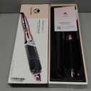 CALISTA Perfecter Pro Heated Round Brush | Lift, Volumize, and Style with No Heat Damage for Healthier-Looking Hair | 1.0" for Shoulder Length Styles | Dual Voltage & Adjustable Temp (1.0, Rose Gold)