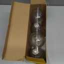 Ascher LED Edison Bulbs 6W, Equivalent 60W, High Brightness Cool White 4000K, 700 Lumens, ST58 Vintage LED Filament Bulbs with 80+ CRI, E26 Base, Non-Dimmable, Clear Glass, 4 Packs