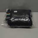 YEEFINE Men's Ski Snow Pants Insulated Waterproof Snowboard Cargo Pants Bibs Regular Fit, Size M, Black