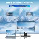 USB C to HDMI Cable for Home Office 6.6FT4K@60Hz High-Speed HDMI 2.0 Braided Cord, Thunderbolt 3/4 Compatible for MacBook, iPhone 15/16 Pro/Max,iPad Pro,iMac,Galaxy S8-S25